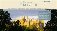 Desktop Screenshot of belvoircastle.com